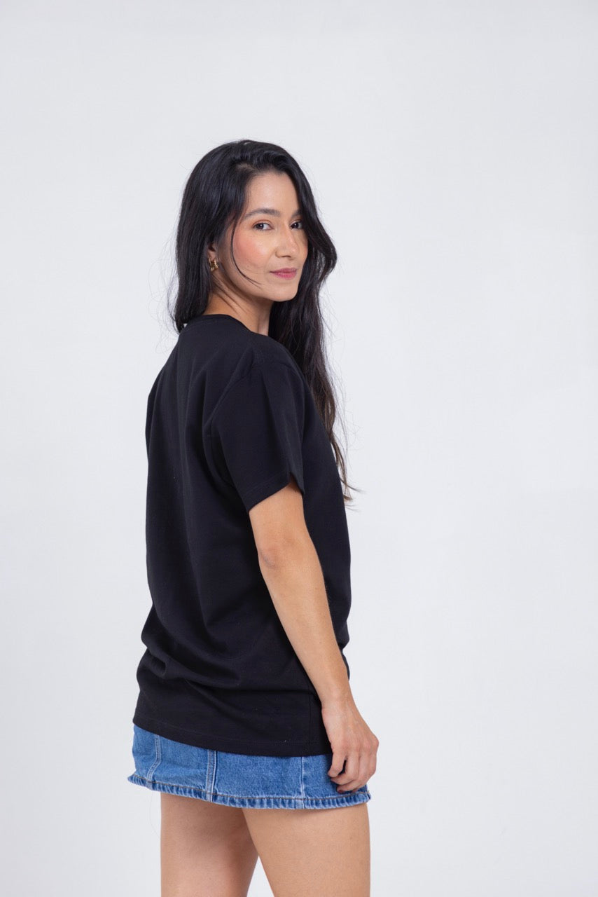 Camiseta para ELLAS Alto Gramaje Regular- ¡Nuestra joya! MIDNIGHT