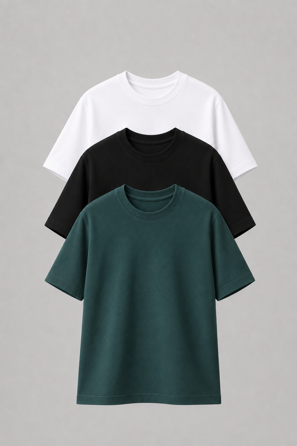 Pack de 3 Camisetas Fitted -Ajuste Perfecto $65.000 c/u