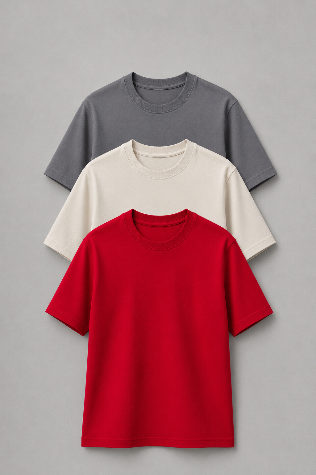 Pack de 3 Camisetas Soft- 100% Algodón $69.000 c/u