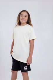 ¡Conoce la nueva Camiseta para niños y niñas! CREMA